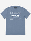 SORRY Tennis Club Oversize T-Shirt - Light Blue