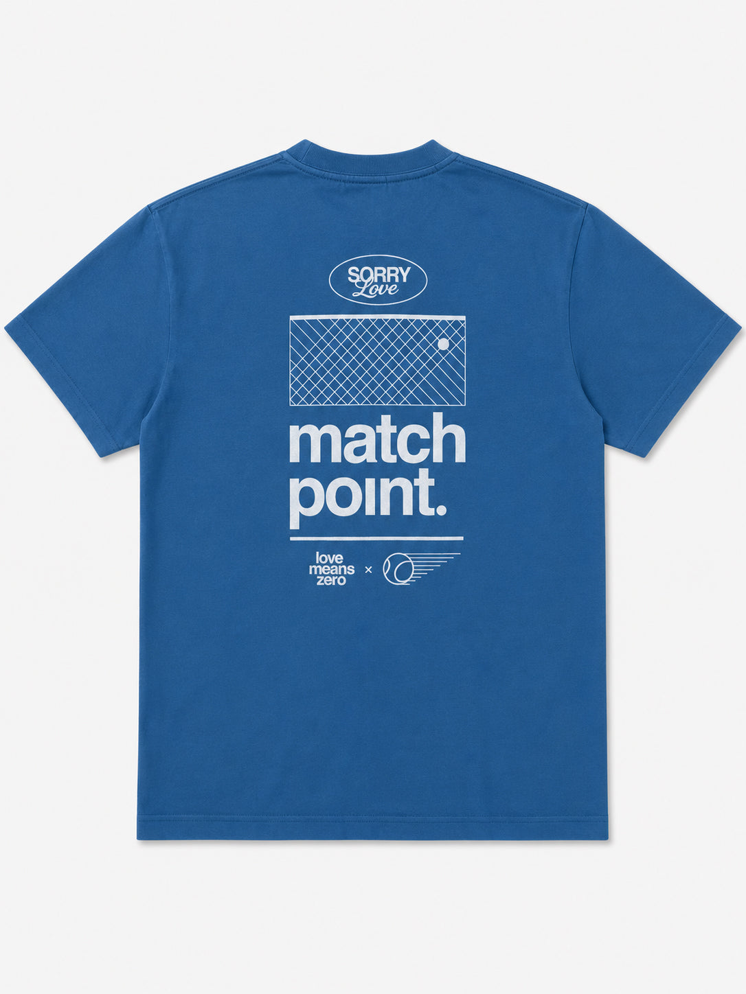 SORRY Tennis Club Oversize T-Shirt - Dark Blue
