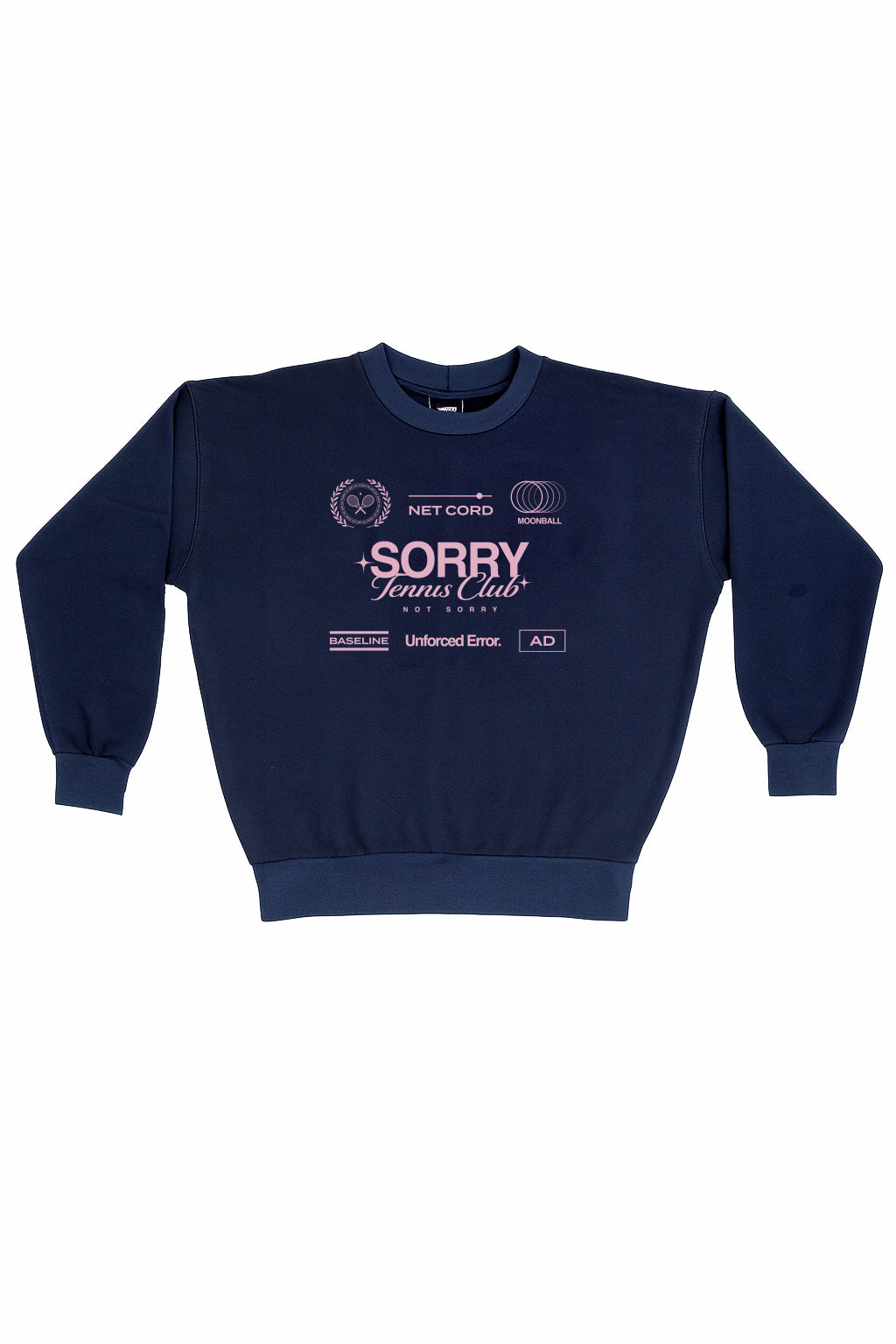 SORRY Tennis Club Sweatshirt - Dark Blue