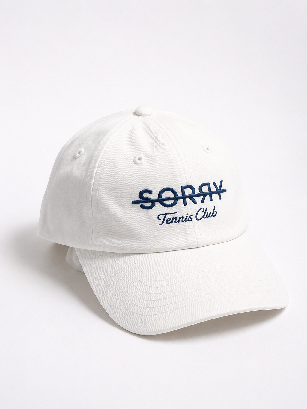SORRY Tennis Club Hat - White