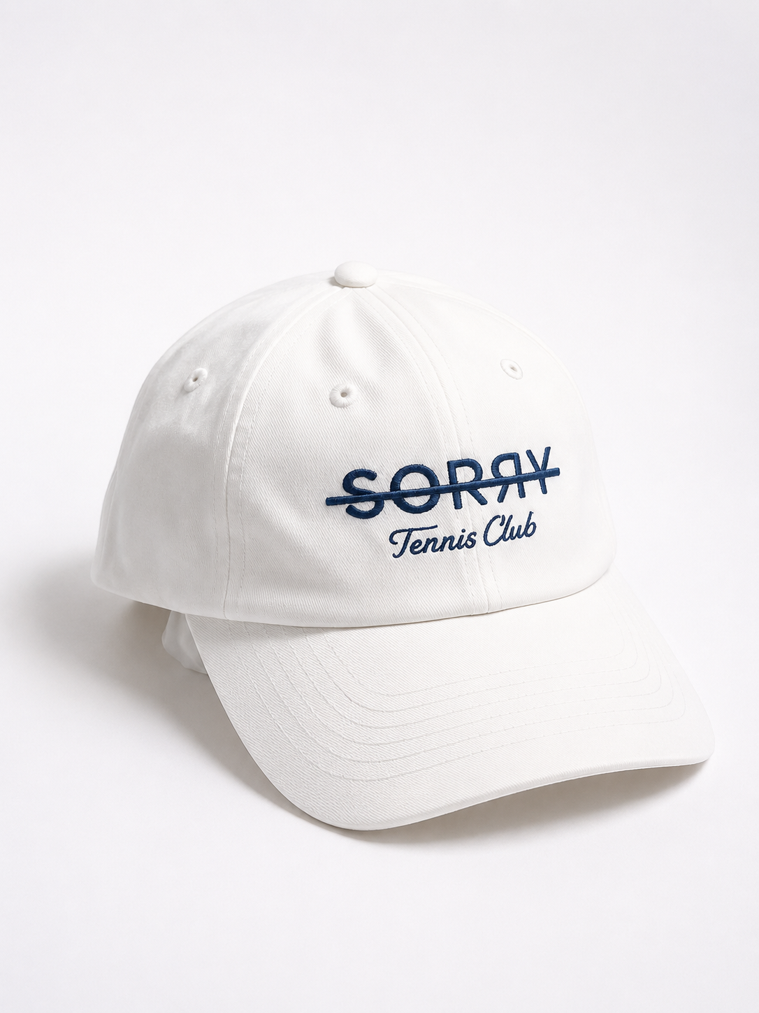 SORRY Tennis Club Hat - White