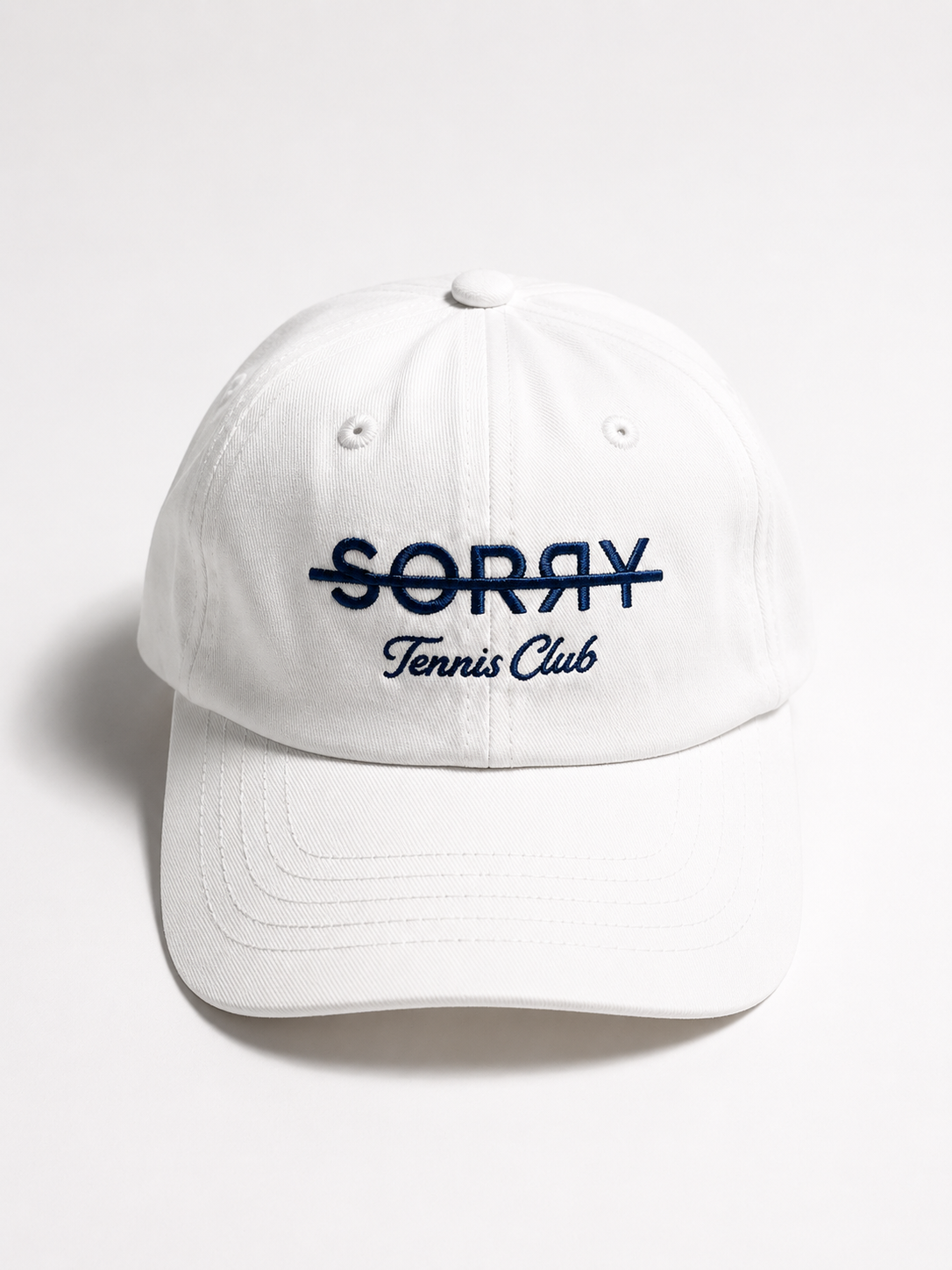 SORRY Tennis Club Hat - White