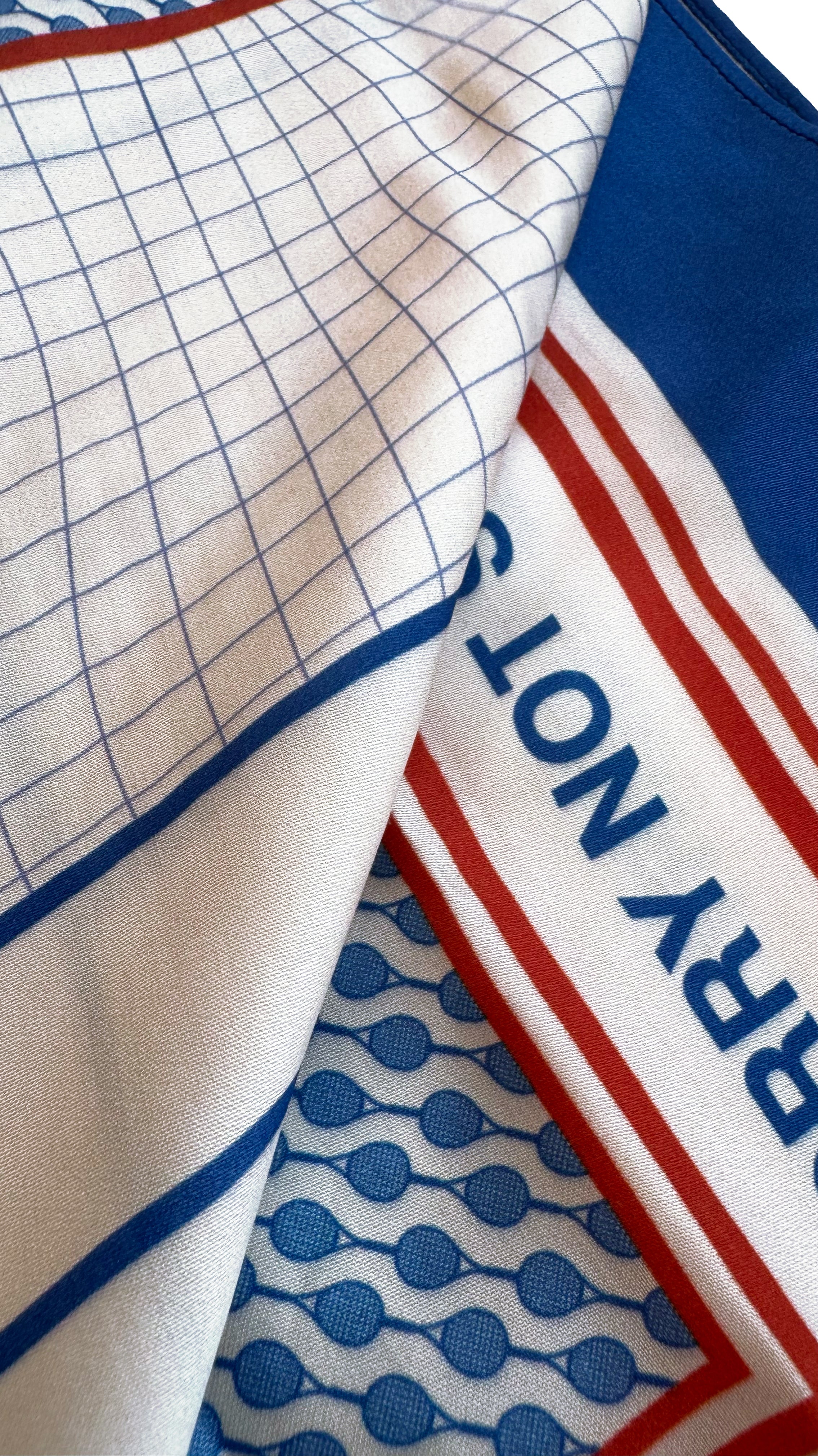SORRY Tennis Club Scarf detail