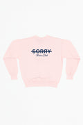 SORRY Tennis Club Sweatshirt - Pink