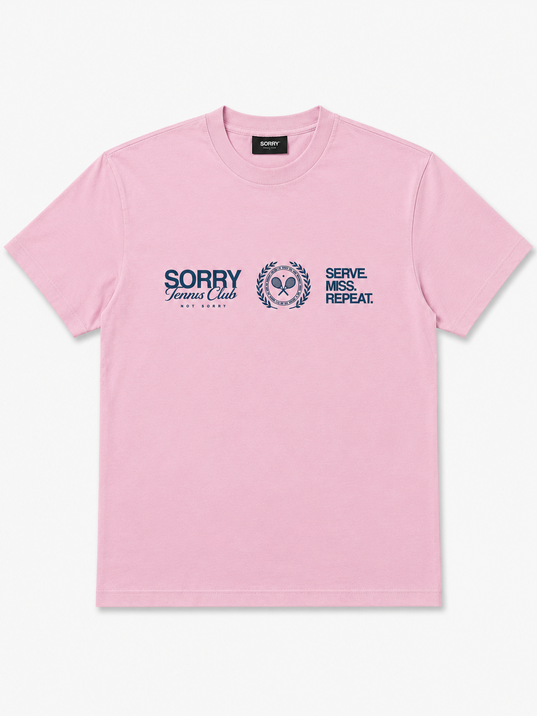 SORRY Tennis Club T-Shirt - Pink