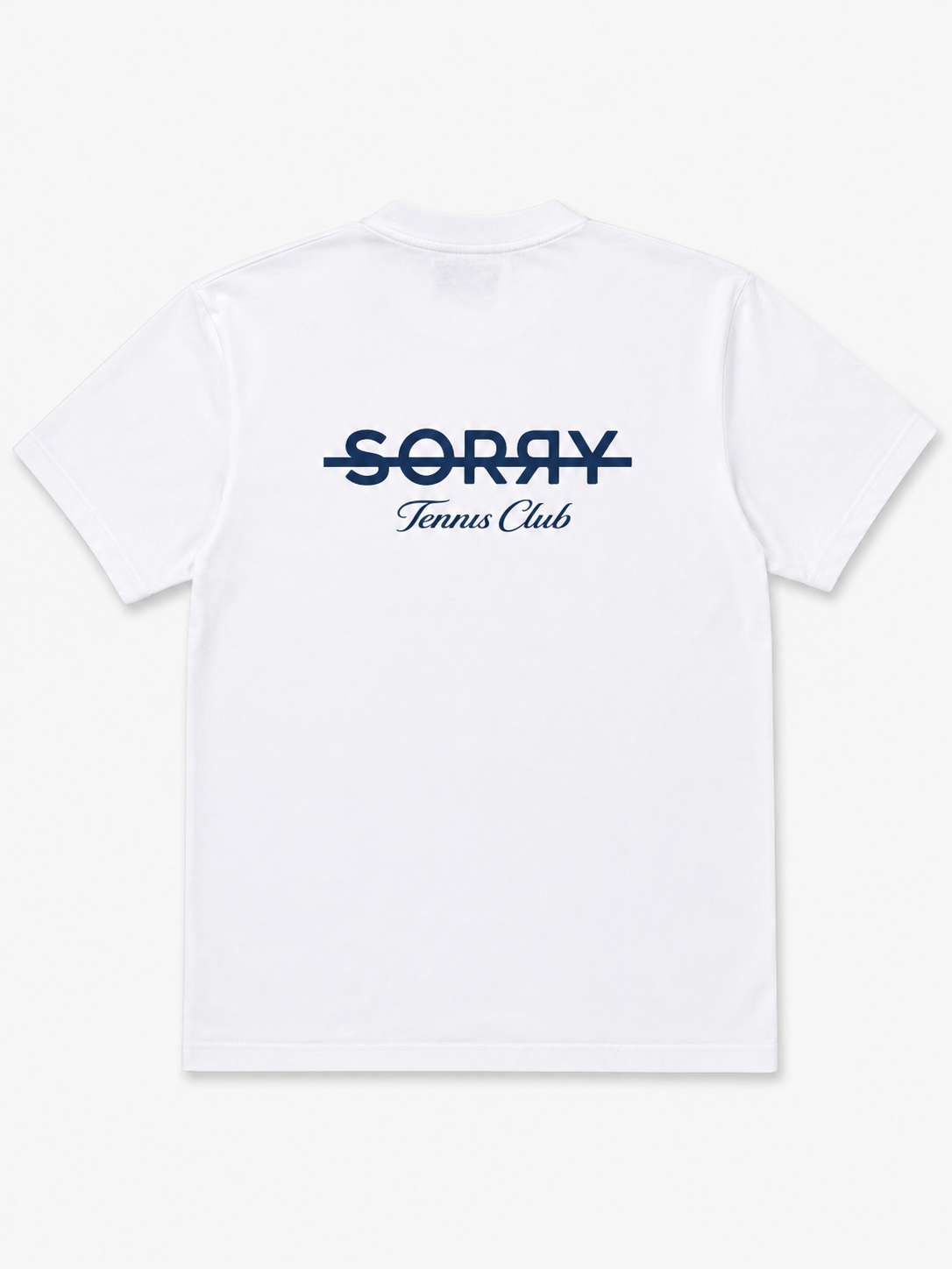 SORRY Tennis Club Oversize T-Shirt - White